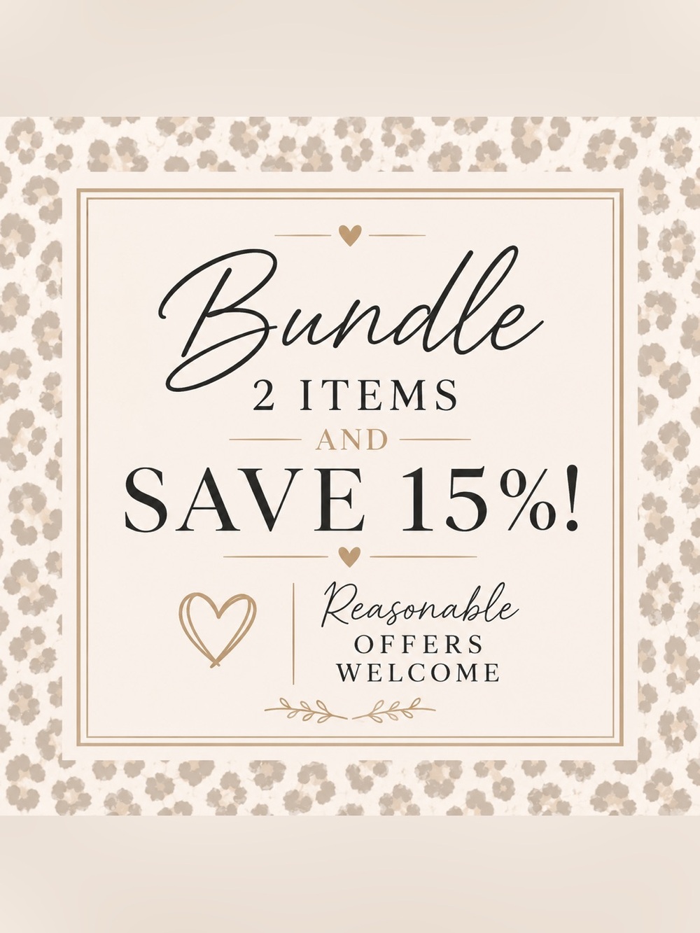Bundle Sign - DO NOT PURCHASE!